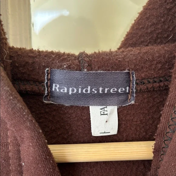 Brown Graphic Hoodie, small, Rapidstreet - Picture 5 of 8